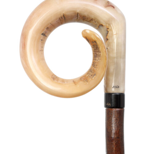 CS-Full Rams Horn on Blackthorn-Handle